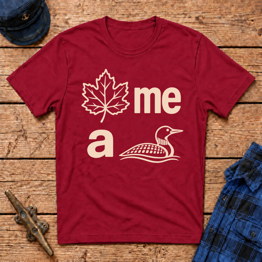 Leaf Me a Loon Graphic Tee