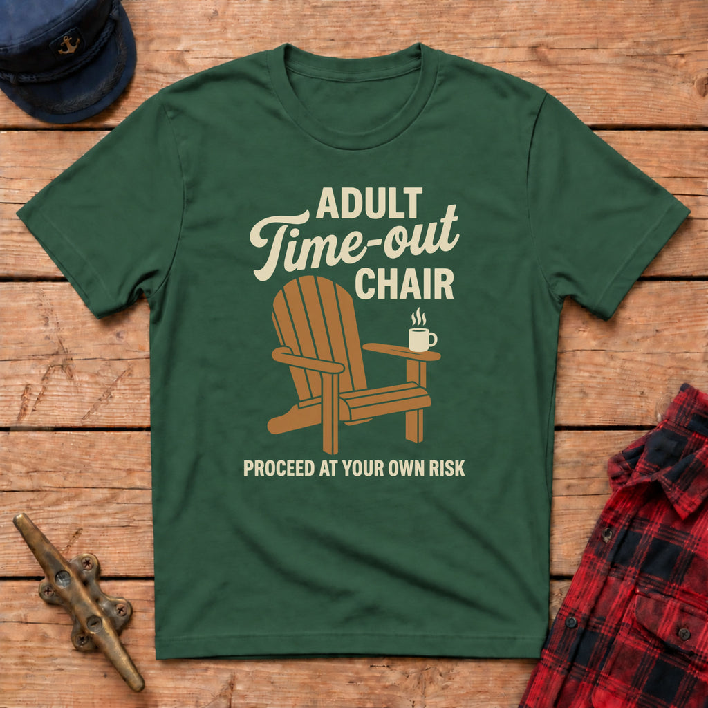 Adult Time-Out Chair Graphic Tee