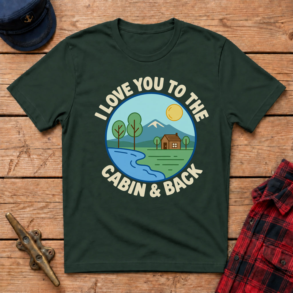 I Love You to the Cabin & Back Graphic Tee