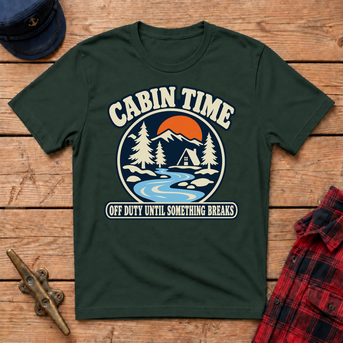 Off Duty Until Something Breaks Graphic Tee