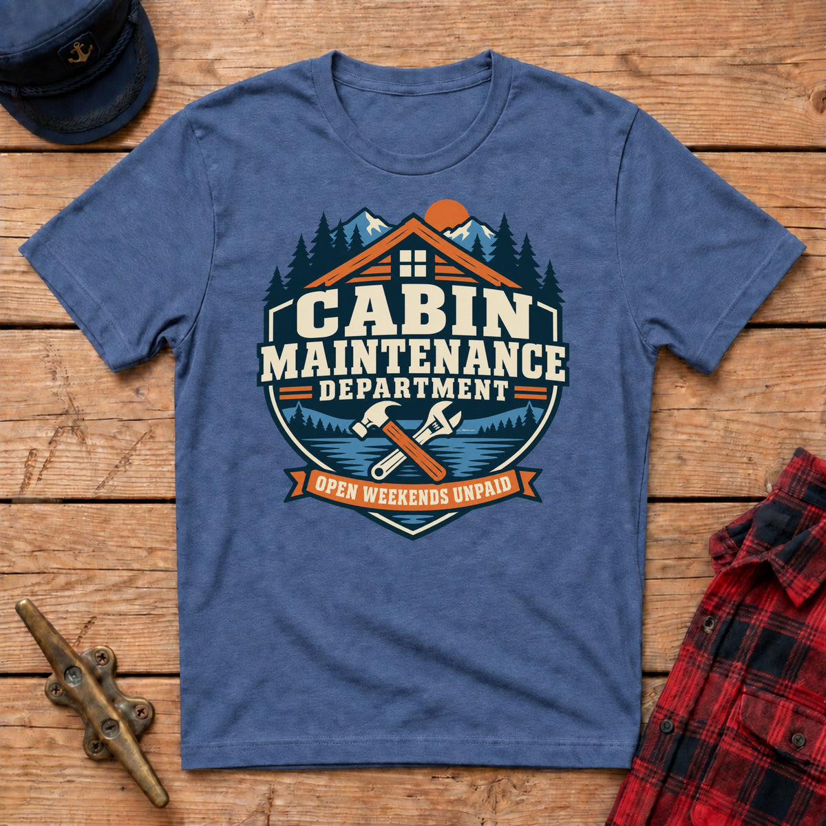 Cabin Maintenance Department Graphic Tee