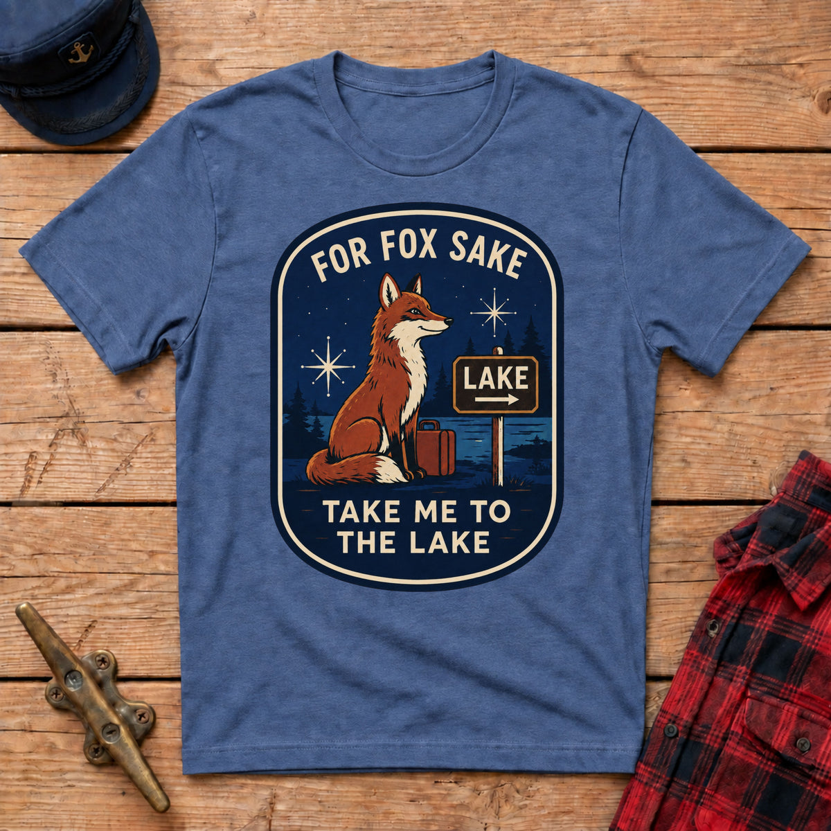 For Fox Sake Take Me to the Lake Graphic Tee
