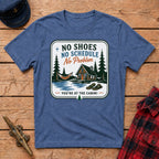 No Shoes No Schedule No Problem Graphic Tee
