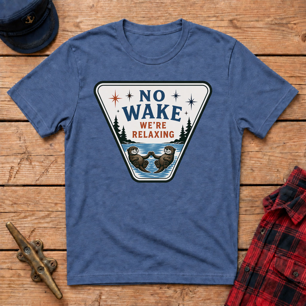 No Wake We're Relaxing Graphic Tee