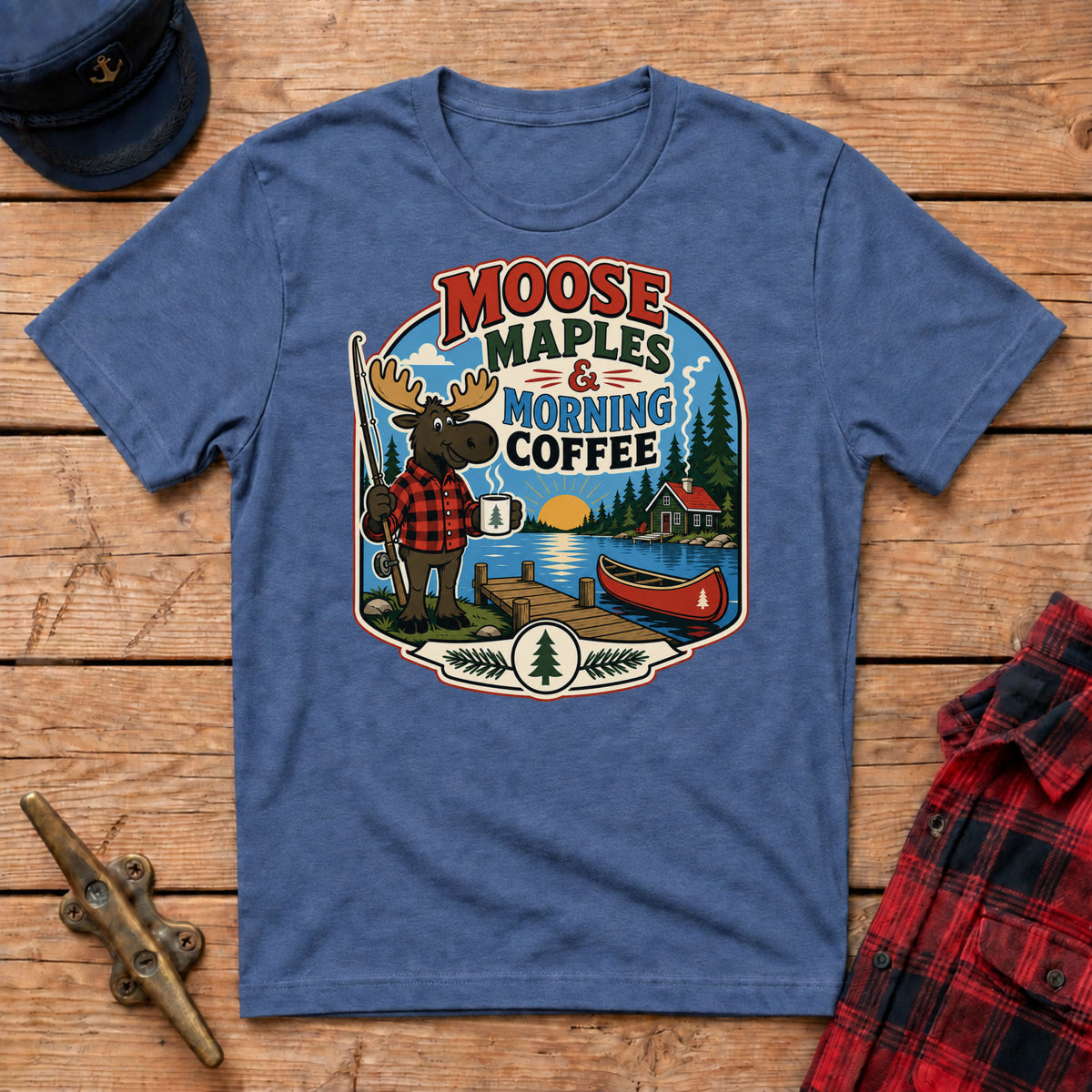 Moose, Maples & Morning Coffee Graphic Tee