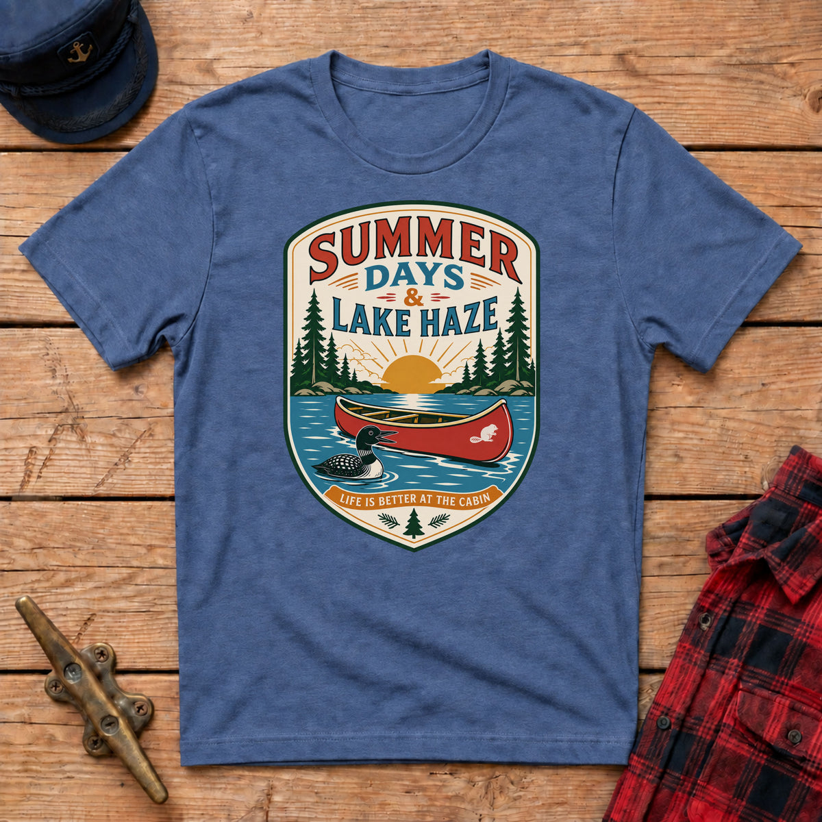 Summer Days & Lake Haze Graphic Tee