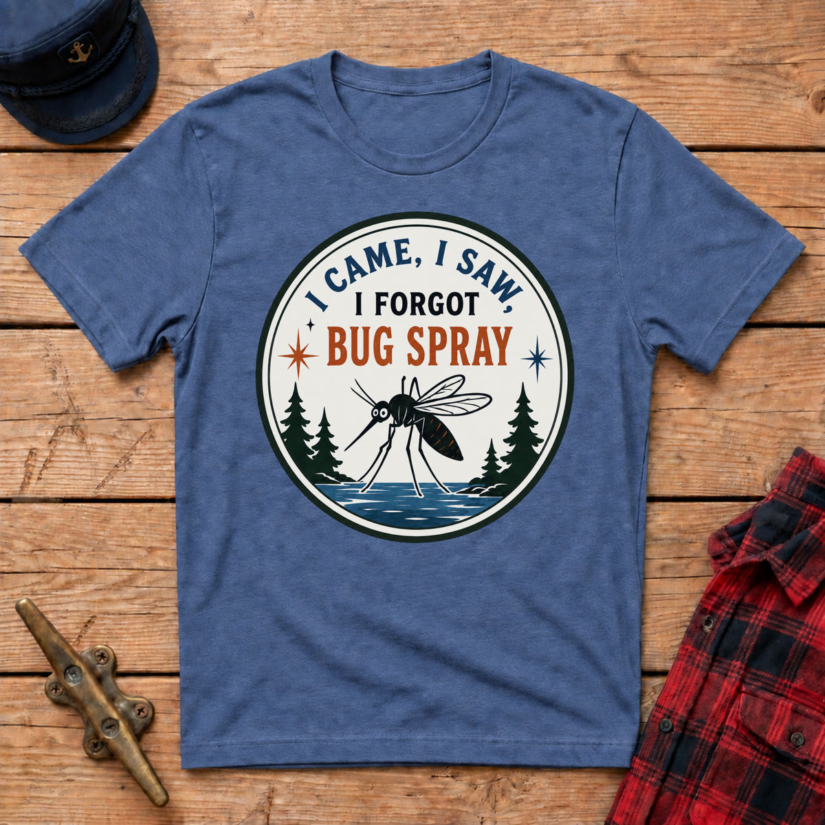 I Came, I Saw, I Forgot Bug Spray Graphic Tee