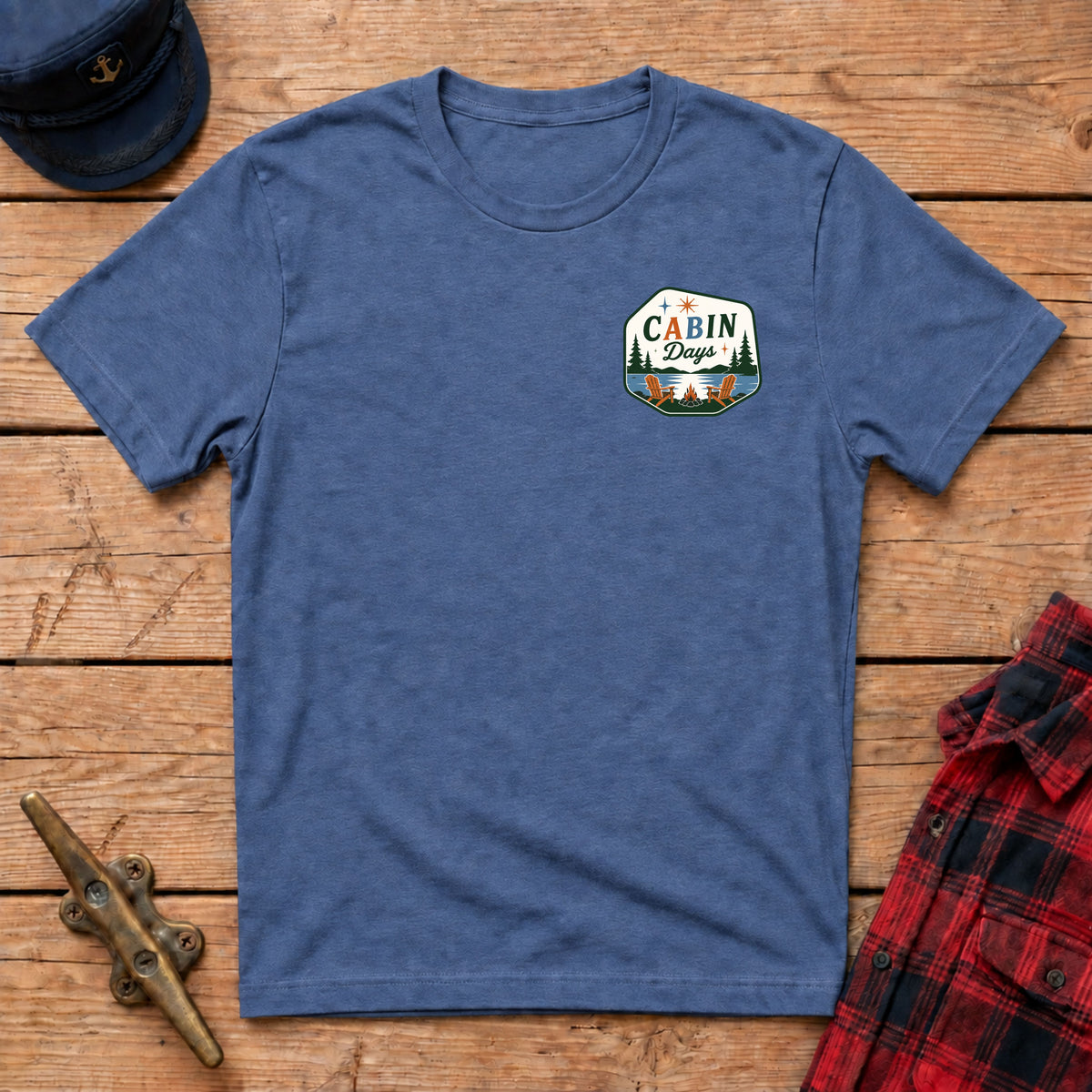 Cabin Days T‑Shirt Graphic Badge Tee