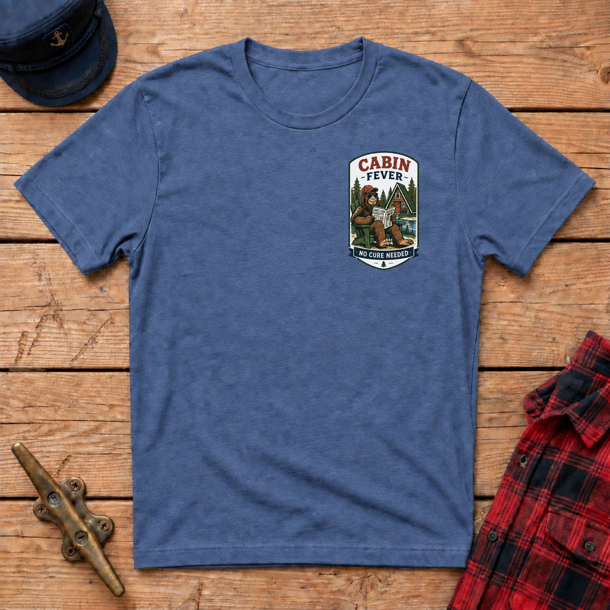 Cabin Fever No Cure Needed Graphic Tee