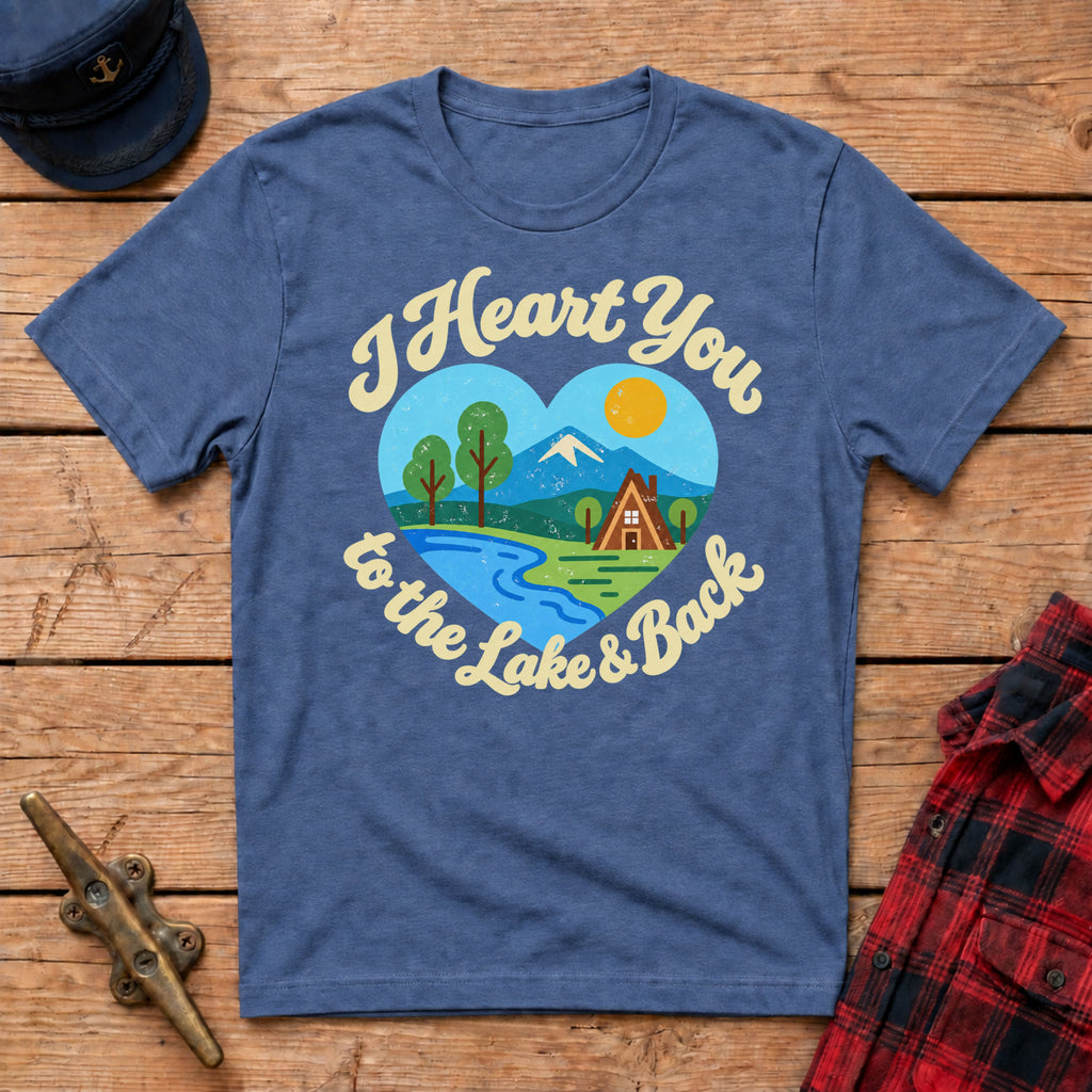 I Heart You to the Lake & Back Graphic Tee