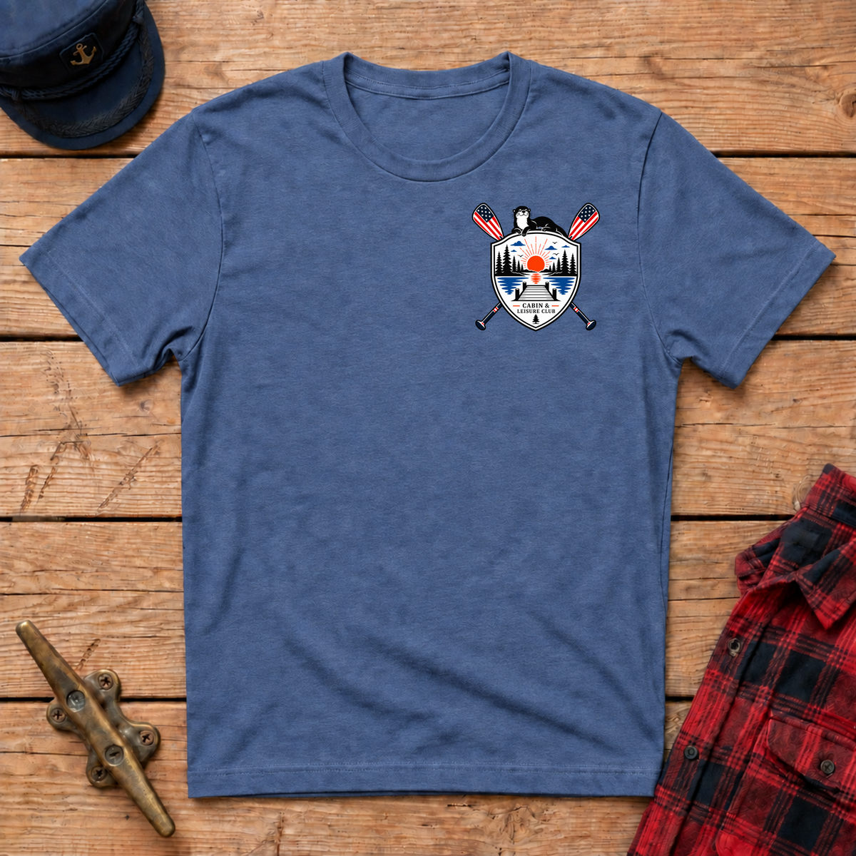 Cabin & Leisure Club Badge Tee