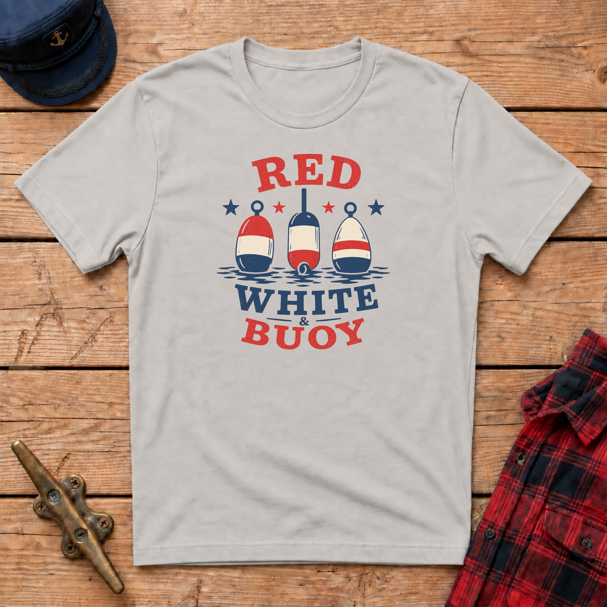 Red, White & Buoy Graphic Tee
