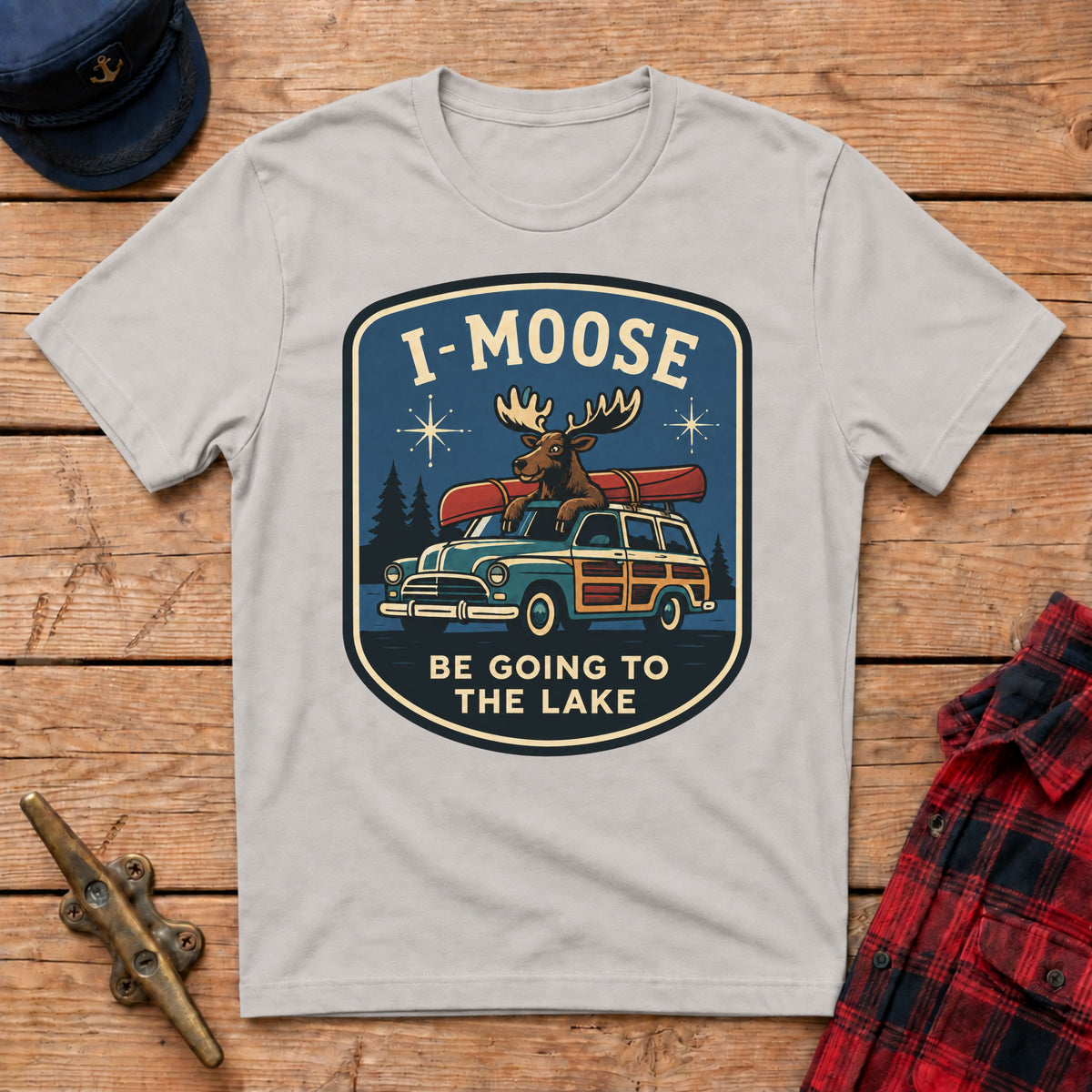 I-Moose be Going to the Lake Graphic Tee