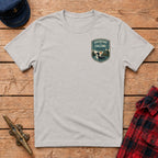 Adventure Calling The Lake Is Waiting Graphic Badge Tee