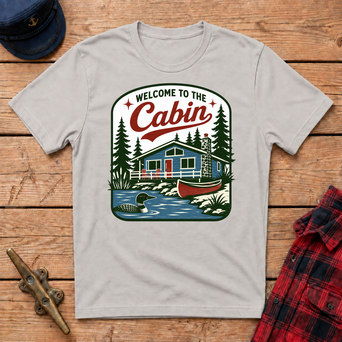 Welcome to the Cabin Lake House Graphic Tee