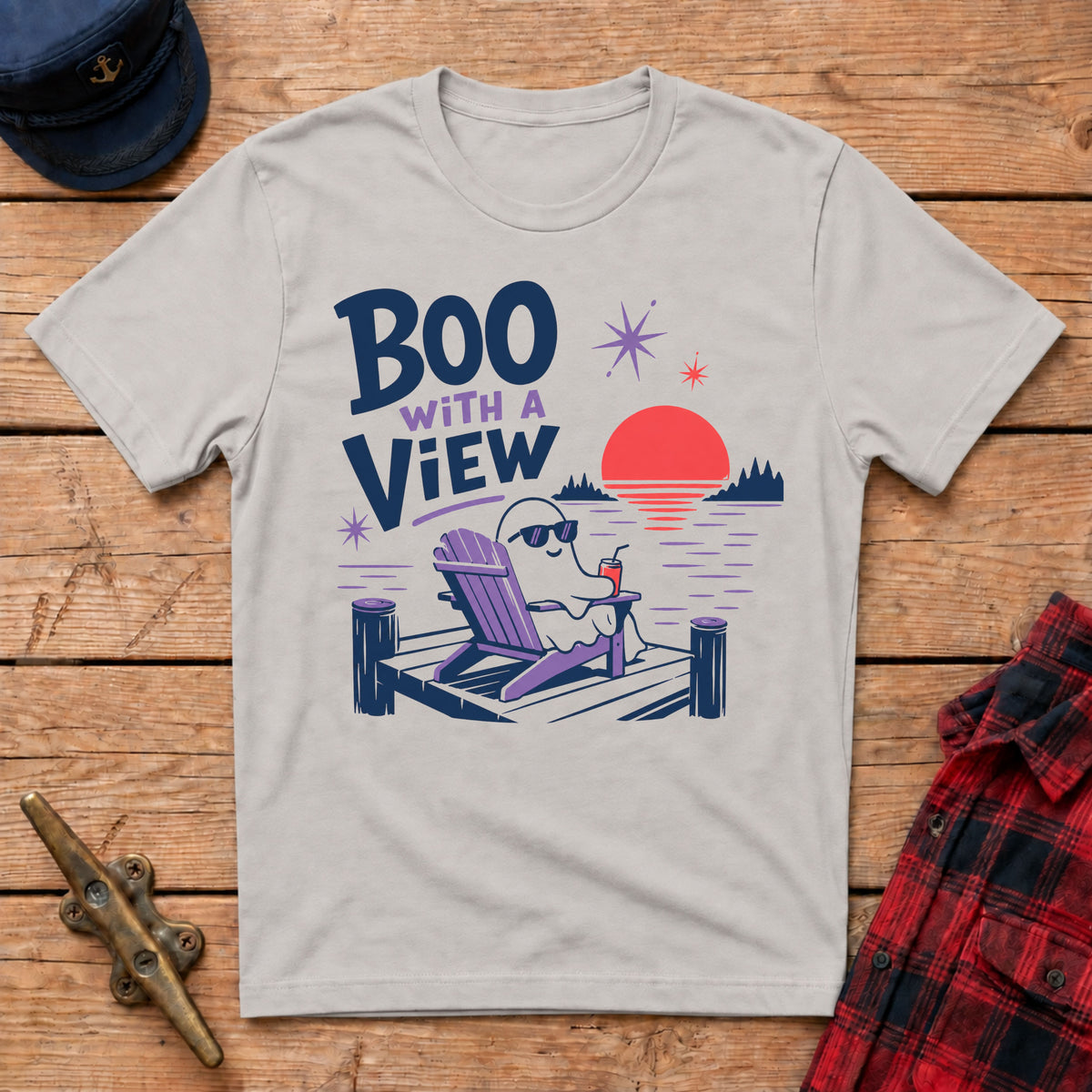 Boo With A View Graphic Tee