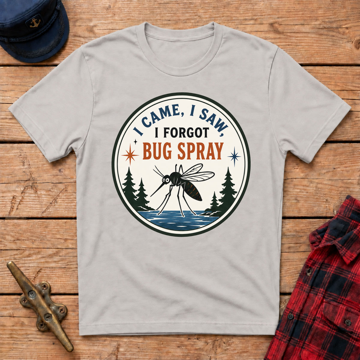 I Came, I Saw, I Forgot Bug Spray Graphic Tee