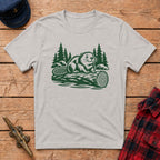 Beaver and Log Graphic Tee