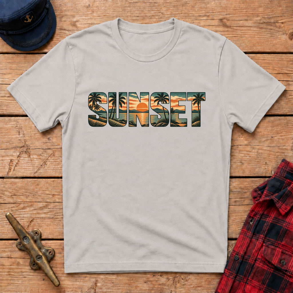 Sunset Cutout Graphic Tee