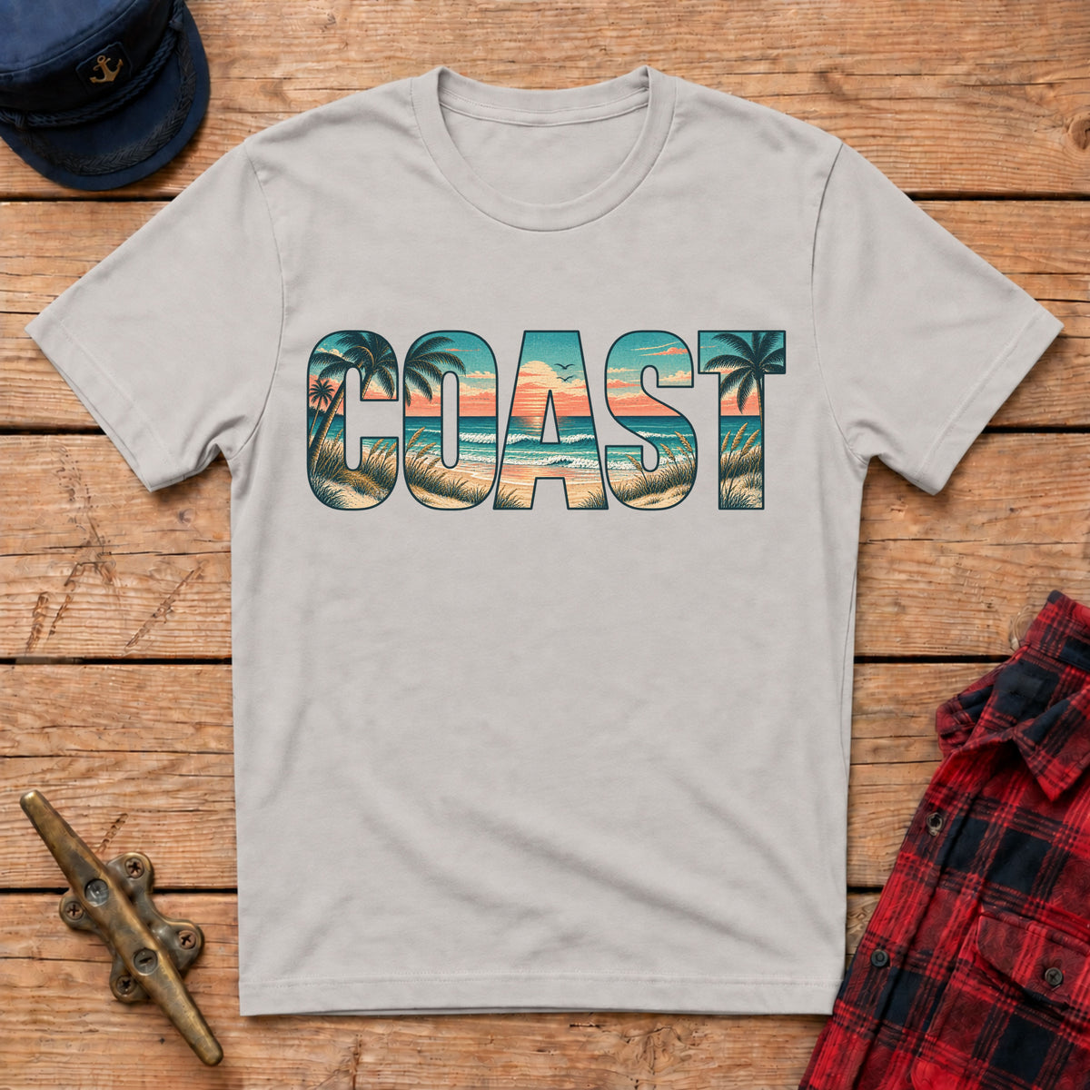 Coast Cutout Graphic Tee