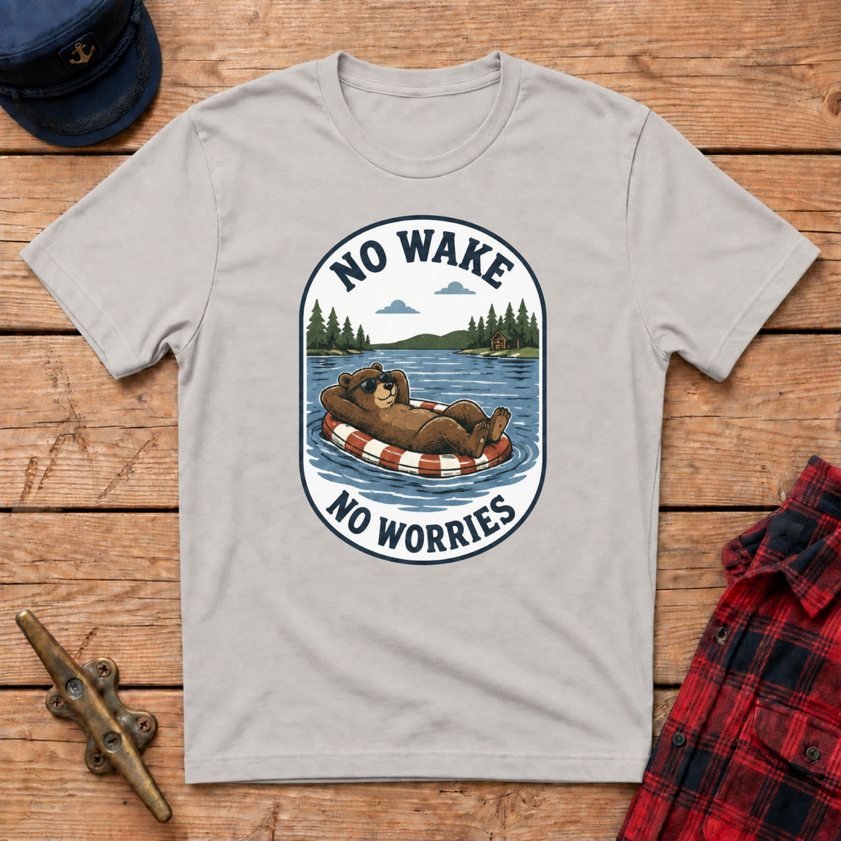 No Wake No Worries Graphic Tee