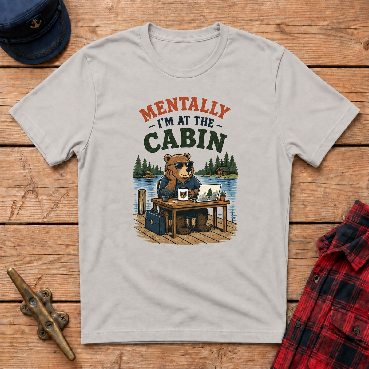 Mentally I’m at the Cabin Graphic Tee