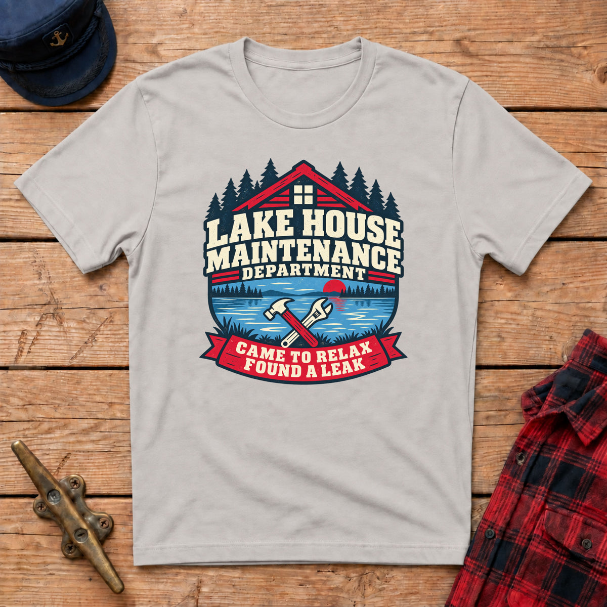 Lake House Maintenance Department Graphic Tee