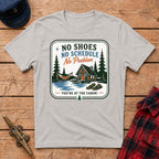 No Shoes No Schedule No Problem Graphic Tee