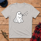 Ghost Blowing Dandelion Graphic Tee