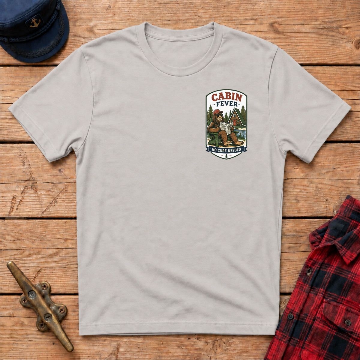 Cabin Fever No Cure Needed Graphic Tee