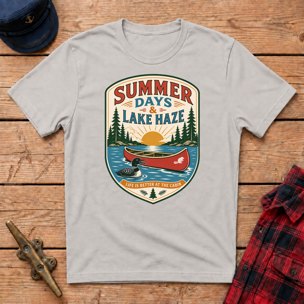 Summer Days & Lake Haze Graphic Tee