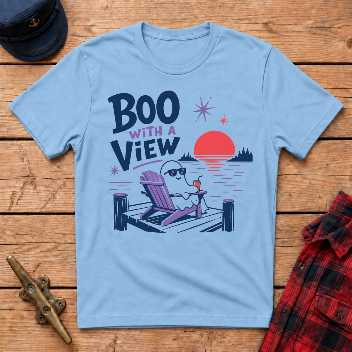 Boo With A View Graphic Tee