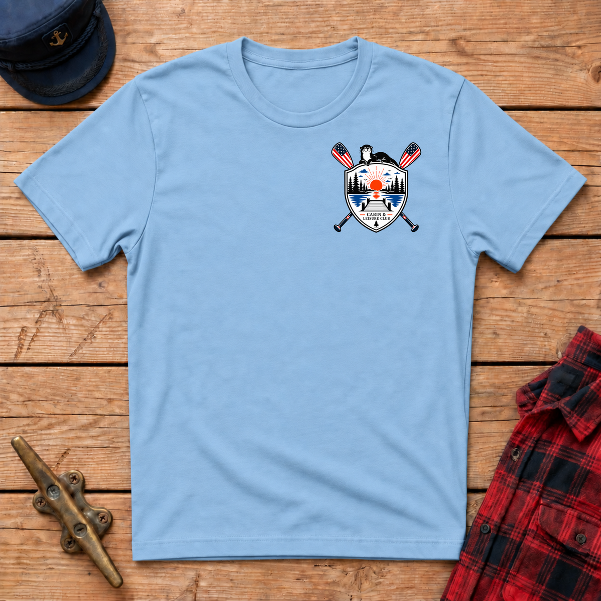 Cabin & Leisure Club Badge Tee