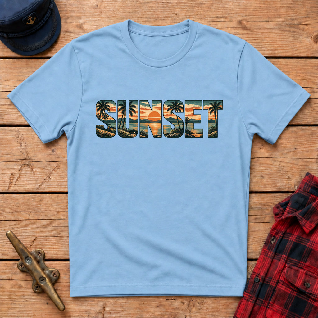 Sunset Cutout Graphic Tee