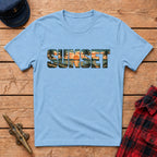 Sunset Cutout Graphic Tee