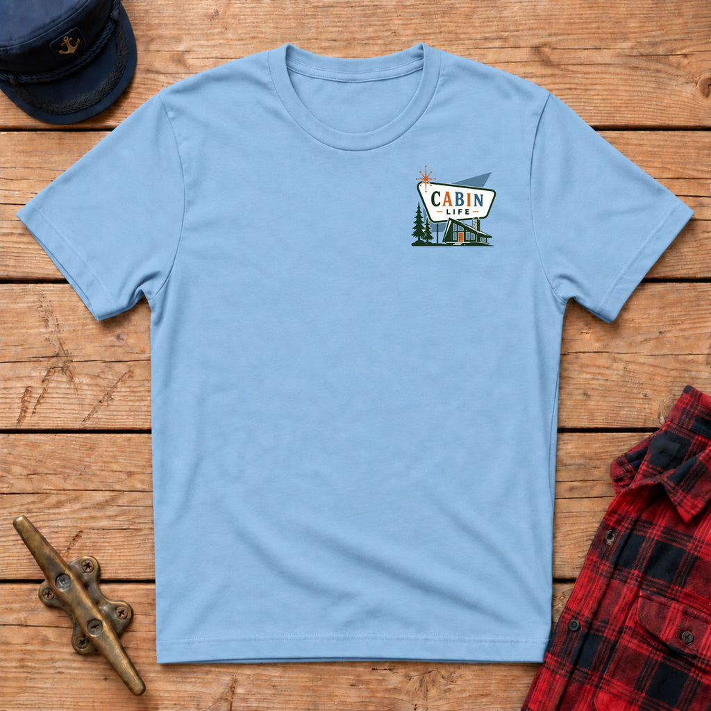Cabin Life T-Shirt Graphic Badge Tee