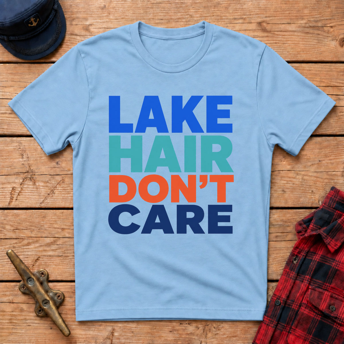 Lake Hair Don't Care Graphic Tee