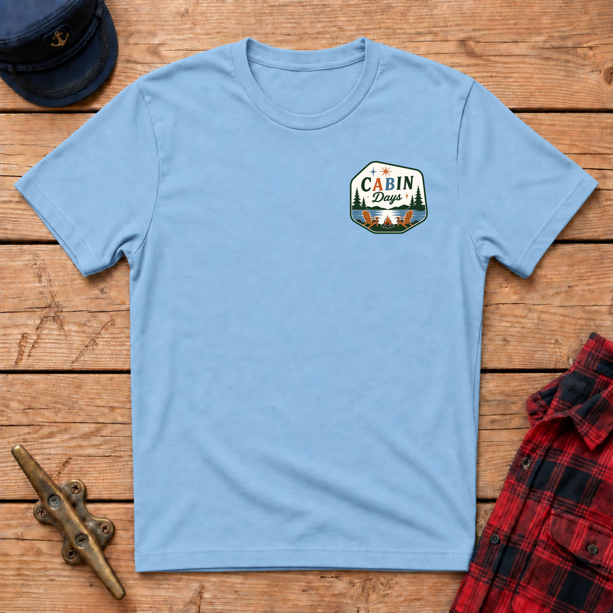 Cabin Days T‑Shirt Graphic Badge Tee