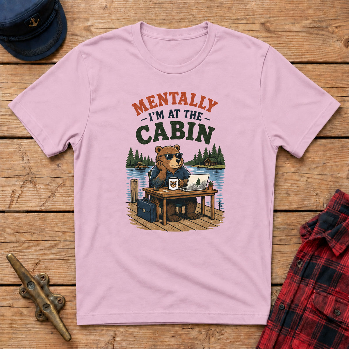 Mentally I’m at the Cabin Graphic Tee