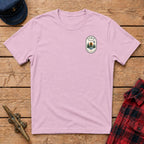 Cabin Season Offline at the Cabin Graphic Badge Tee