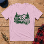Beaver and Log Graphic Tee