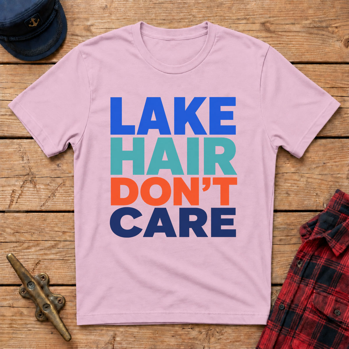 Lake Hair Don't Care Graphic Tee