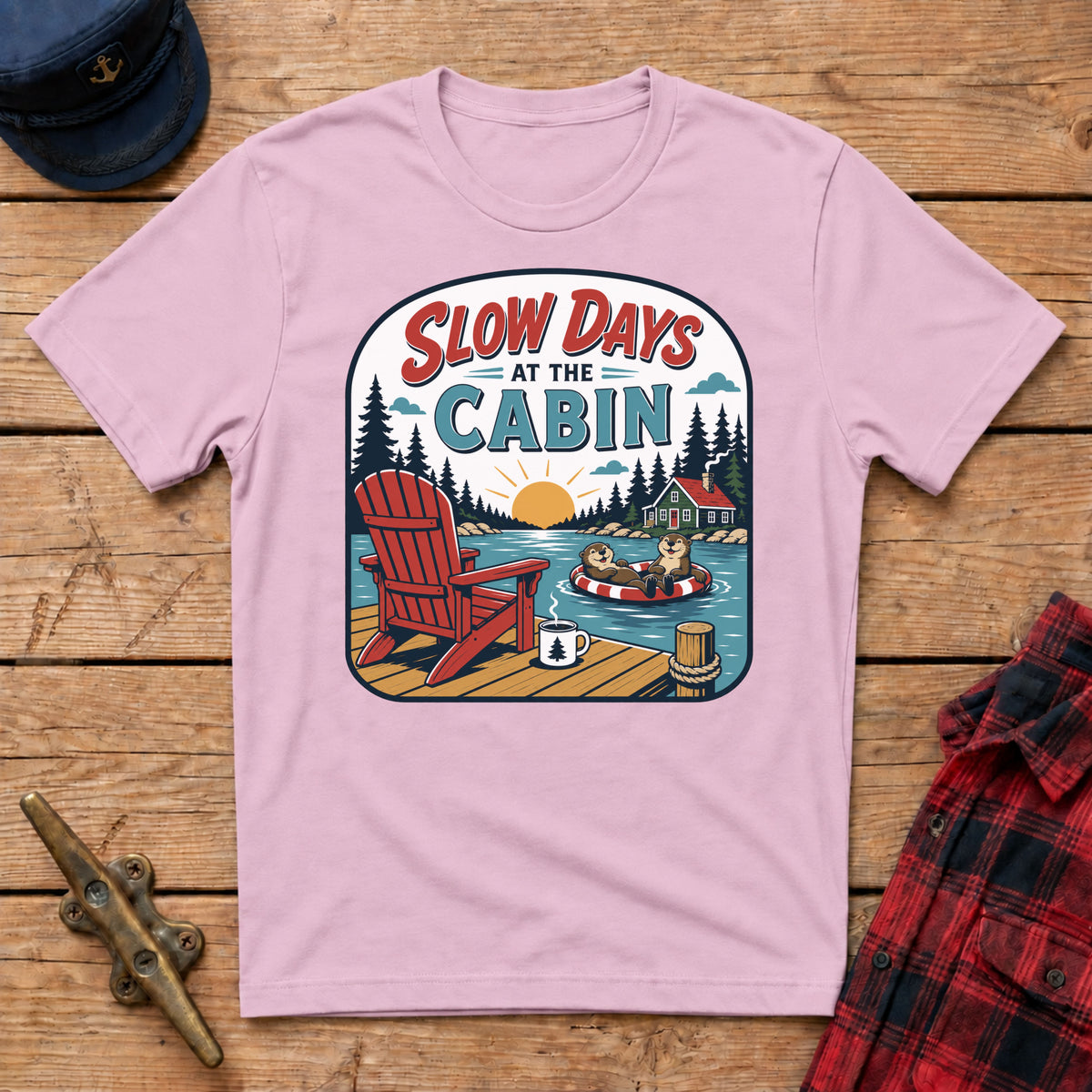 Slow Days at the Cabin Graphic Tee