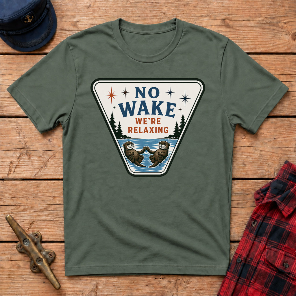 No Wake We're Relaxing Graphic Tee