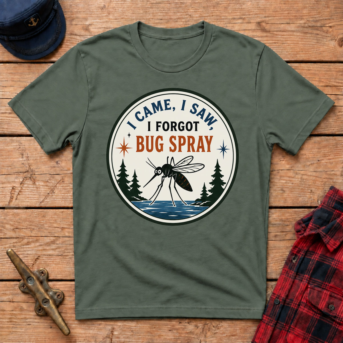 I Came, I Saw, I Forgot Bug Spray Graphic Tee