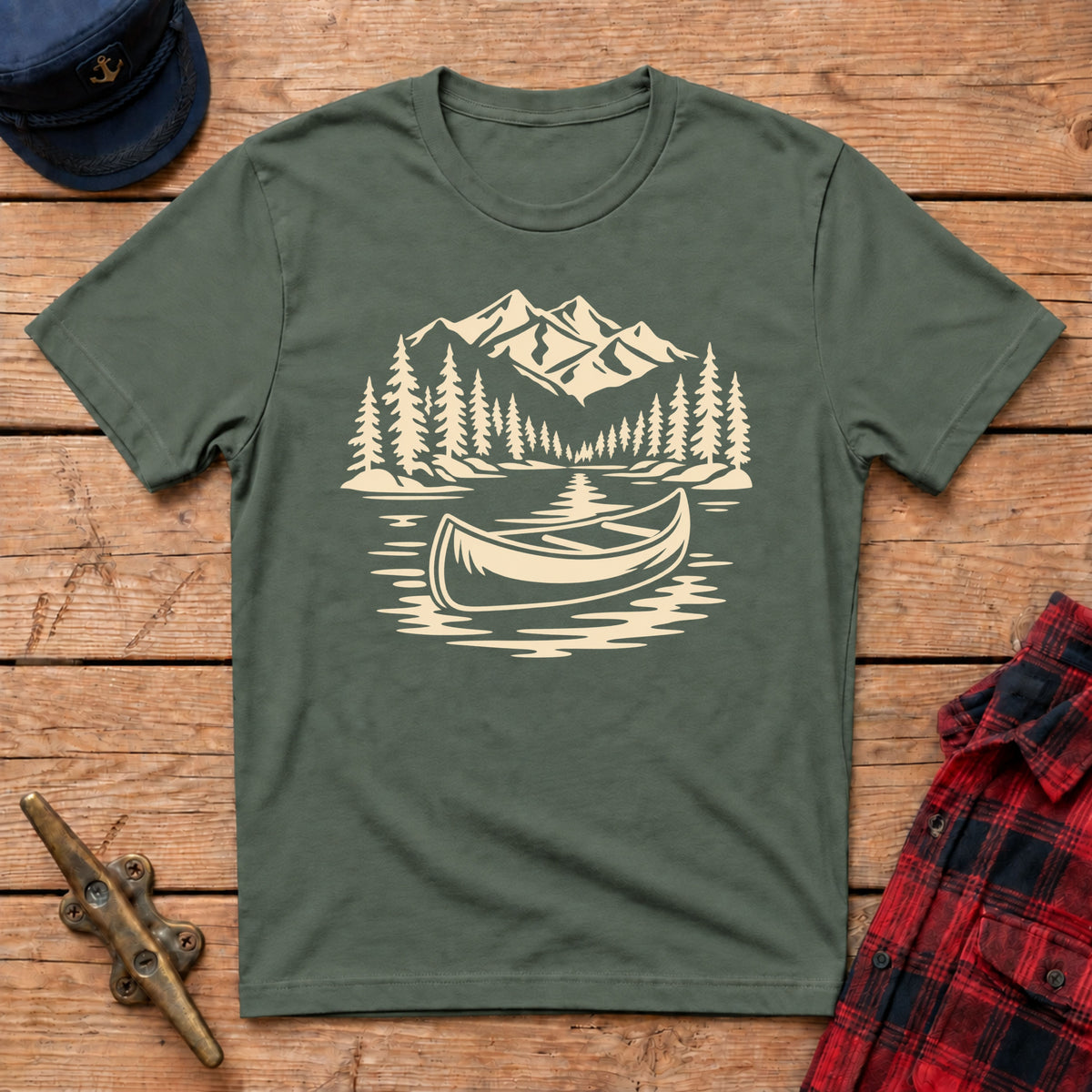 Solo Canoe Graphic Tee
