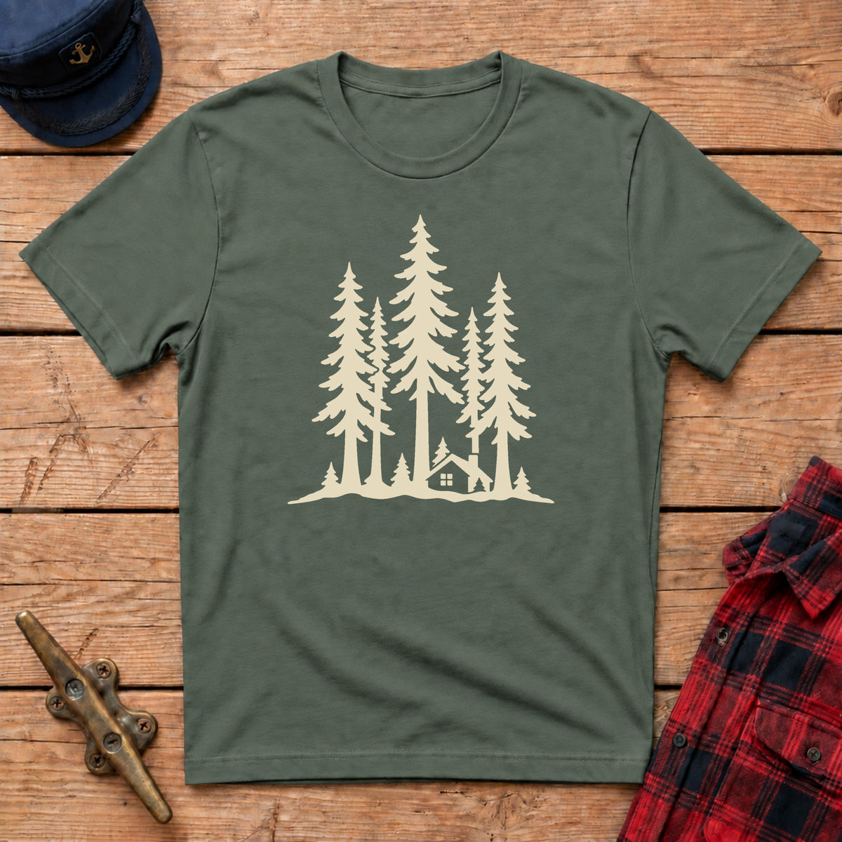 Cabin in the Pines Graphic Tee