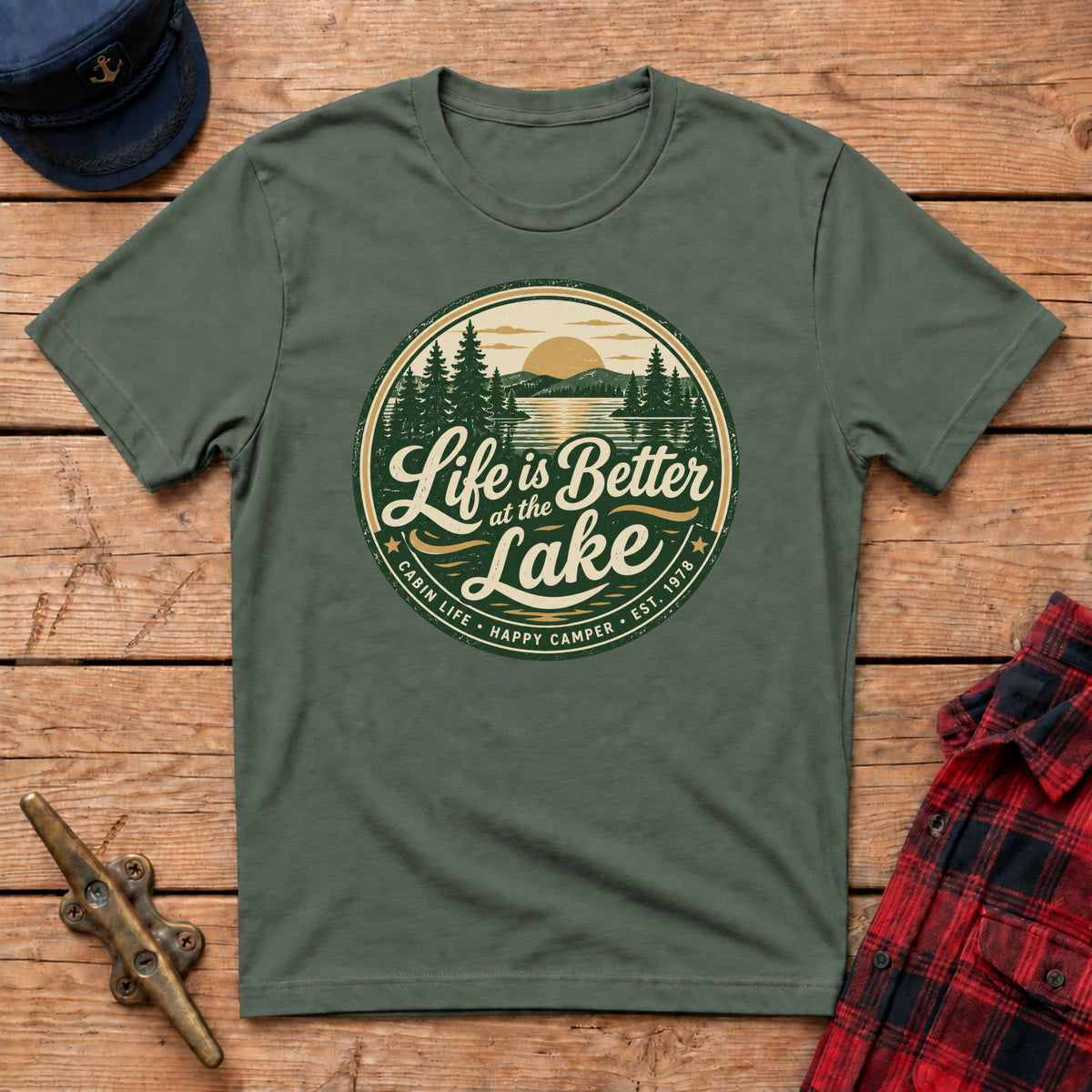 Life Is Better at the Lake Est 1978 Graphic Tee