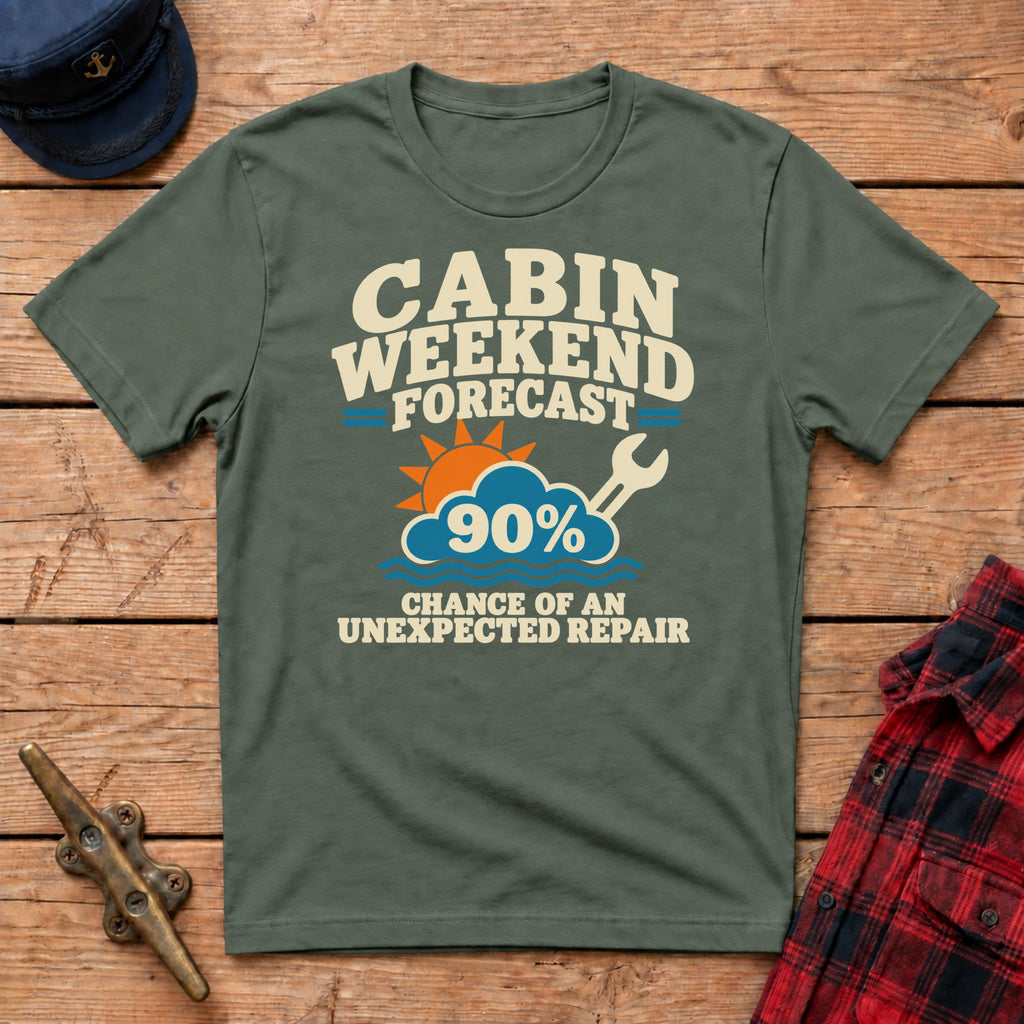 90% Chance of an Unexpected Repair Graphic Tee