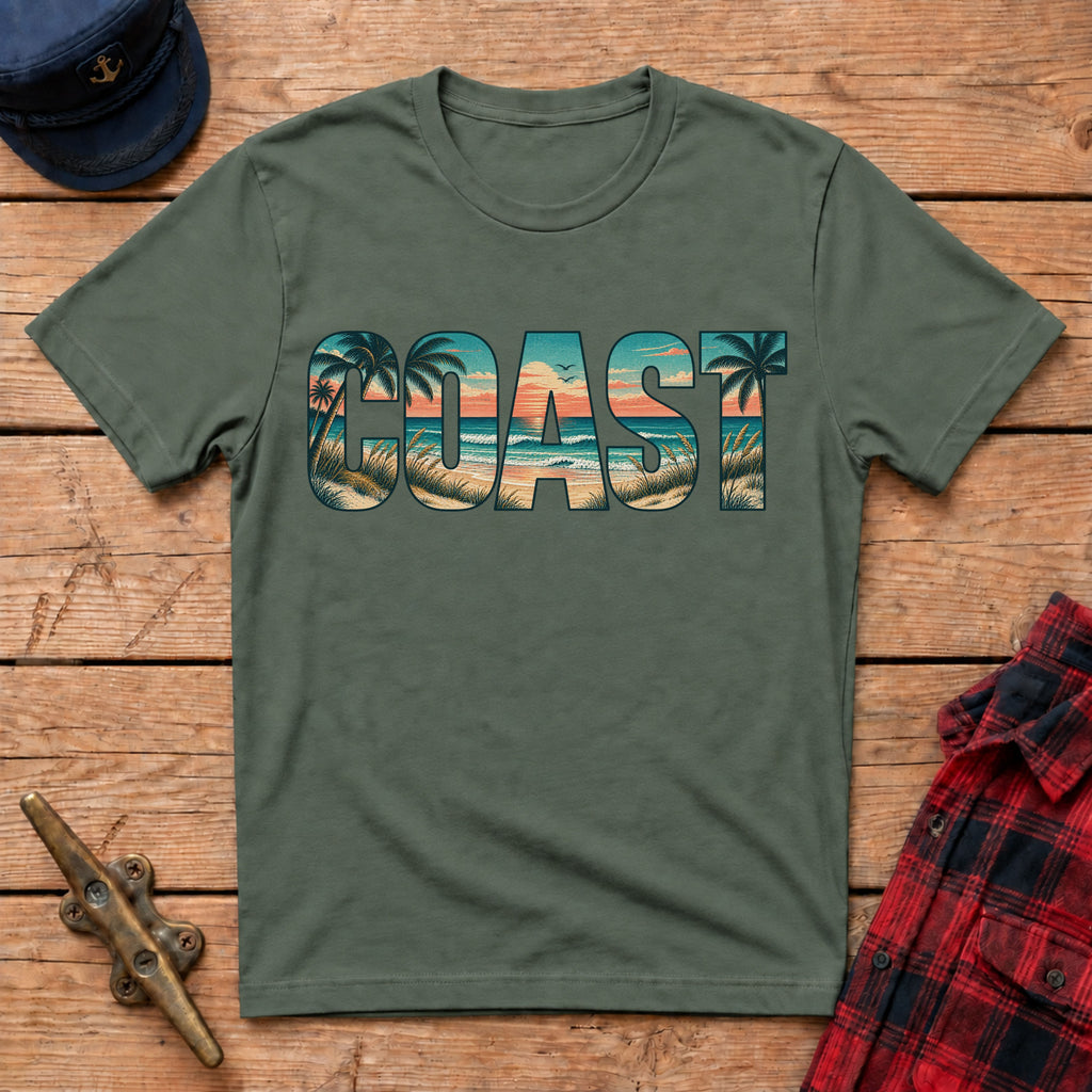 Coast Cutout Graphic Tee